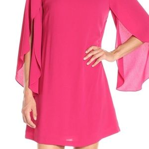Pink dress with fun sleeves